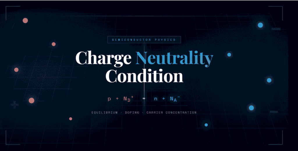 Charge neutrality condition