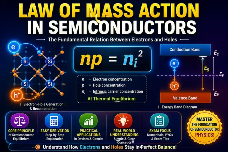 law of mass action semiconductors
