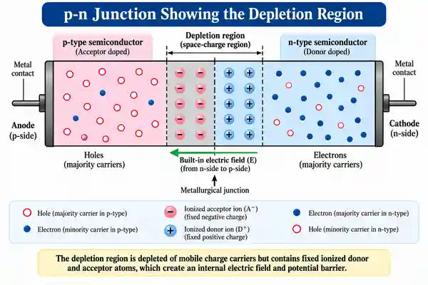 p n junction depletion region