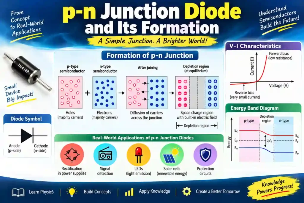 p-n junction diode formation