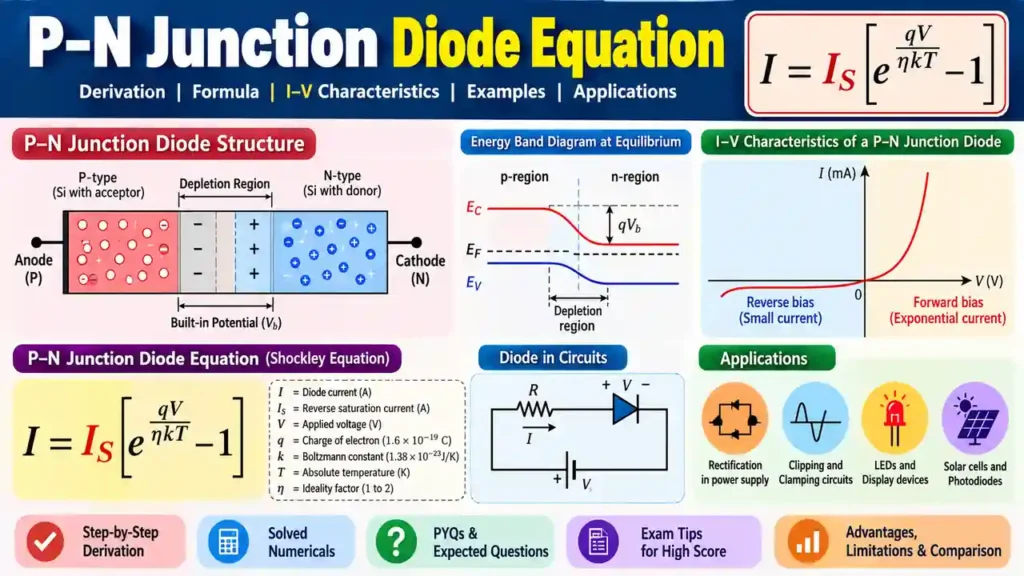 pn junction diode equation