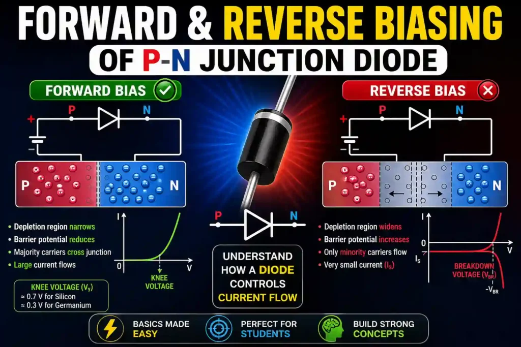 Forward and reverse bias