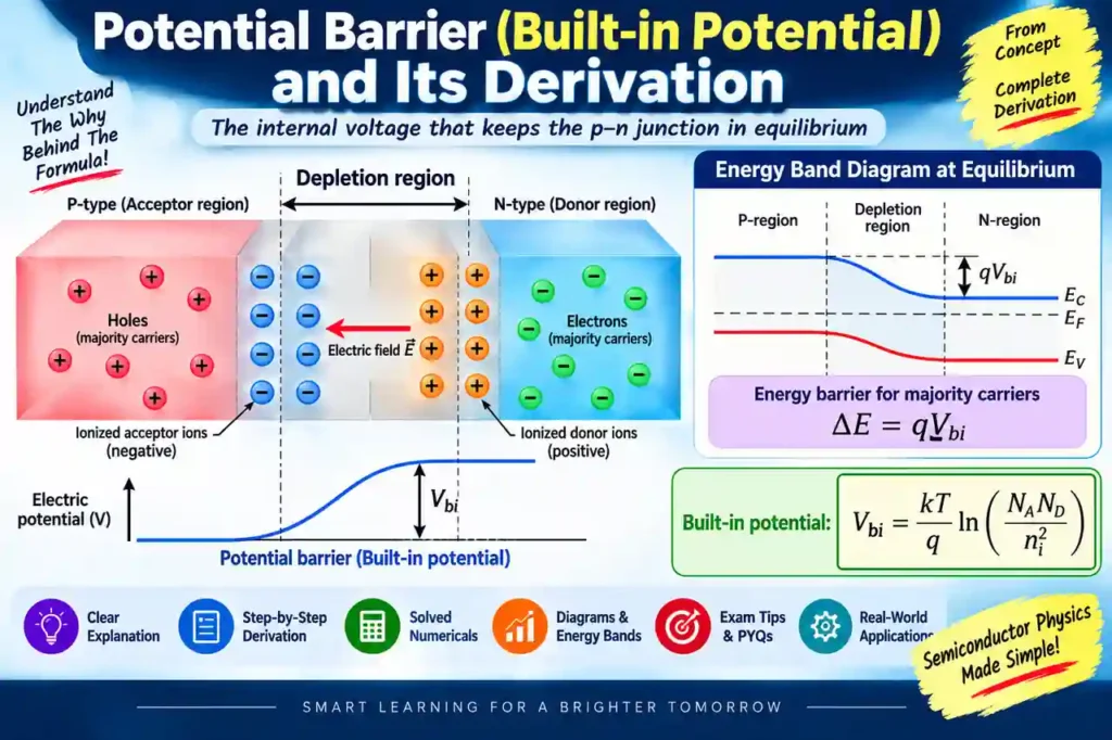potential barrier derivation