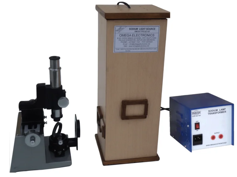 Experimental setup for Newton's rings experiment