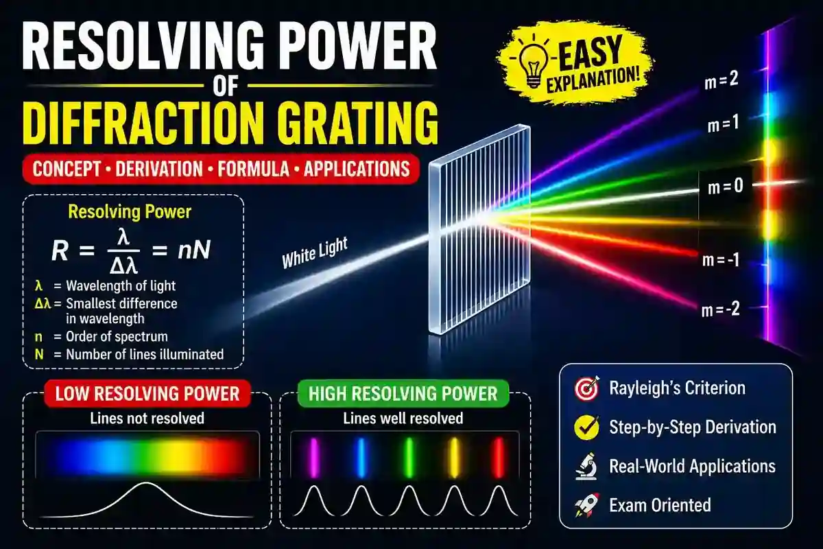 Resolving Power of Diffraction Grating: Easy Notes 2026 (Free ...