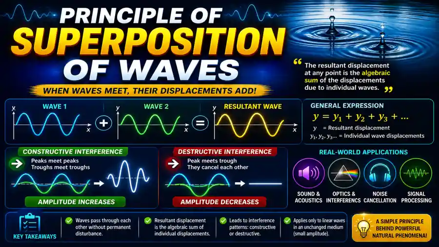 Principle of Superposition of Waves