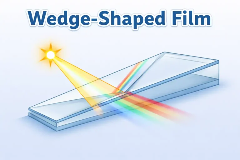 wedge shaped film