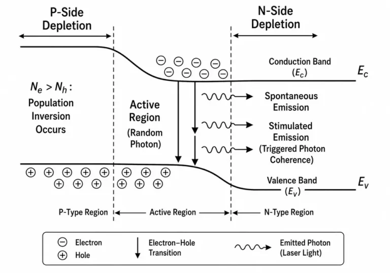 Energy Level Diagram of Laser Diode