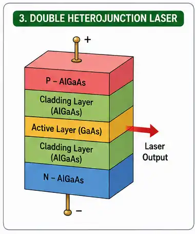 Double Heterojunction Laser