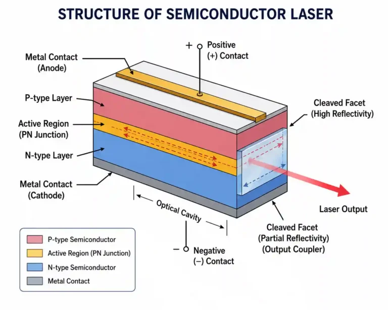Structure of Semiconductor laser