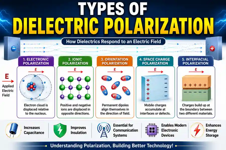 Types of dielectric polarization