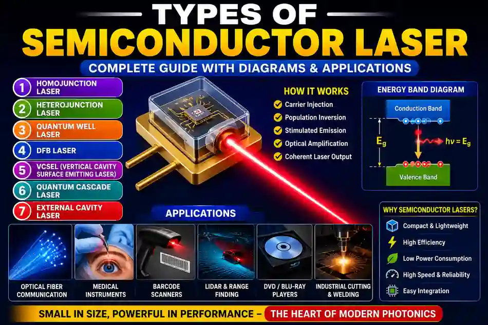 Types of Semiconductor Laser