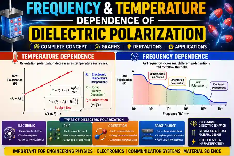 frequency and temperature dependence of polarization
