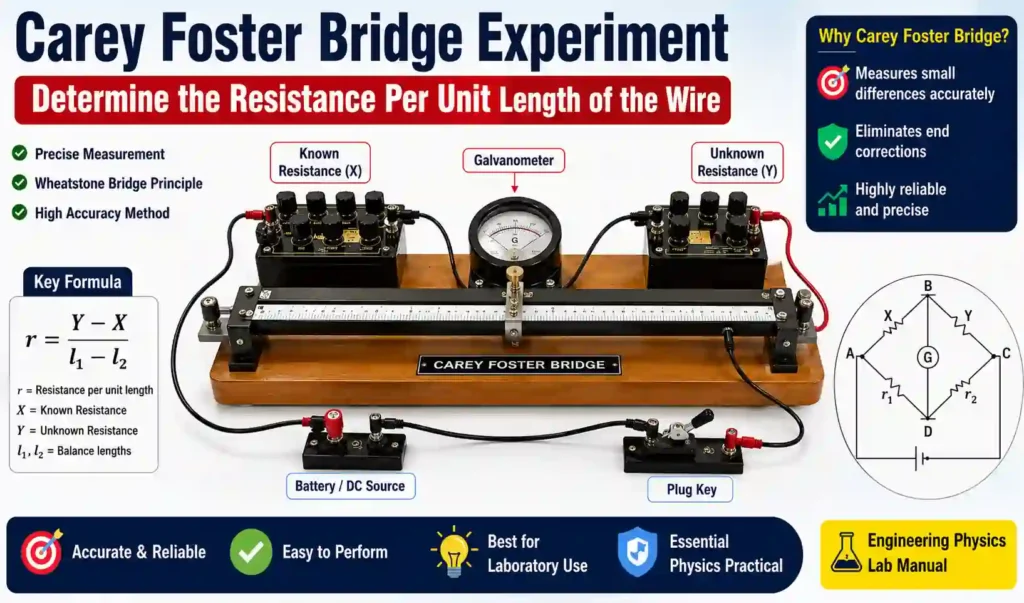 Carey foster bridge experiment