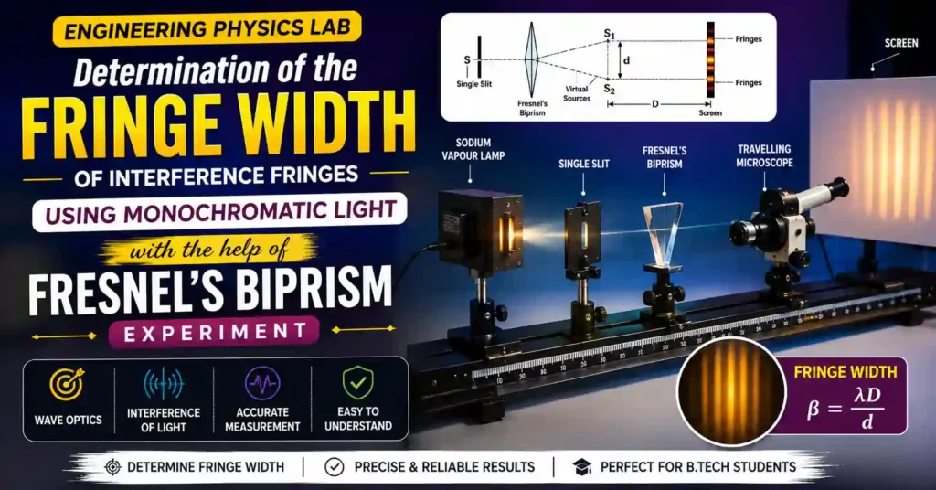 Fresnel's biprism experiment