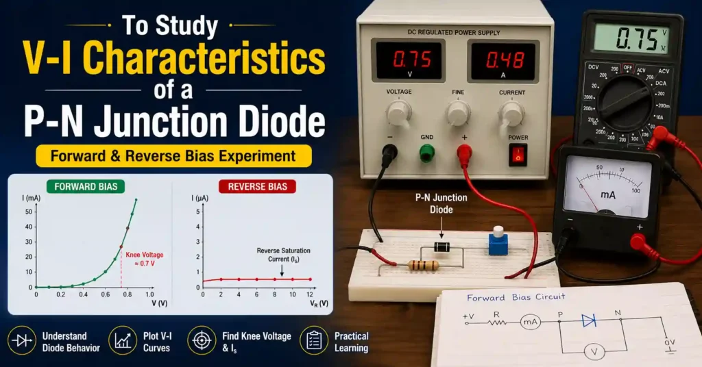 V-I Characteristics of PN Junction Diode